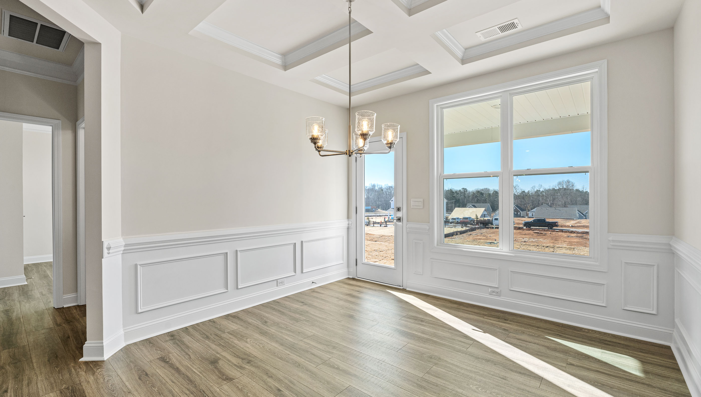 Bedroom with window and closet.