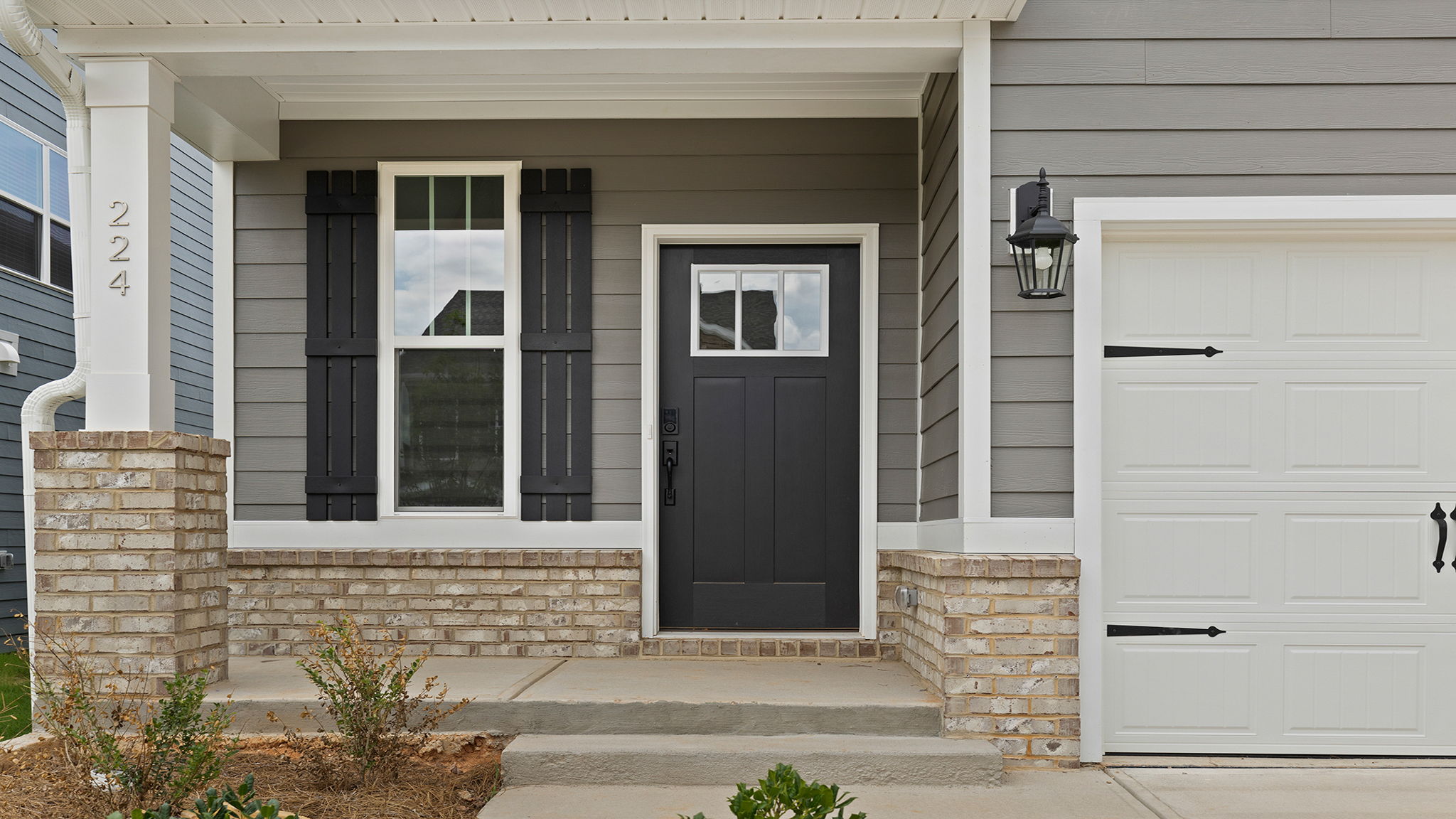 Inviting entry and front porch.