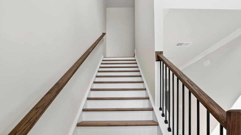 Stairs to second level.
