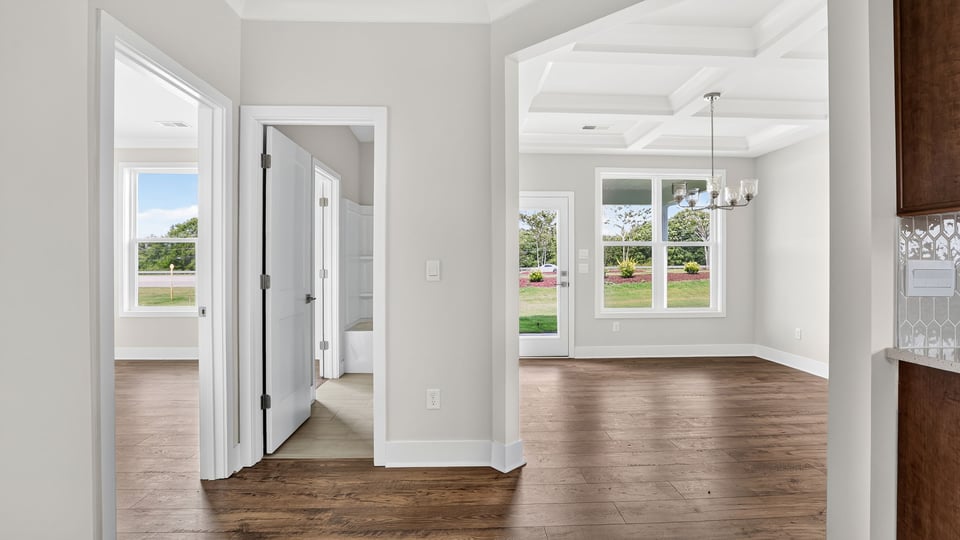 Living area with windows.