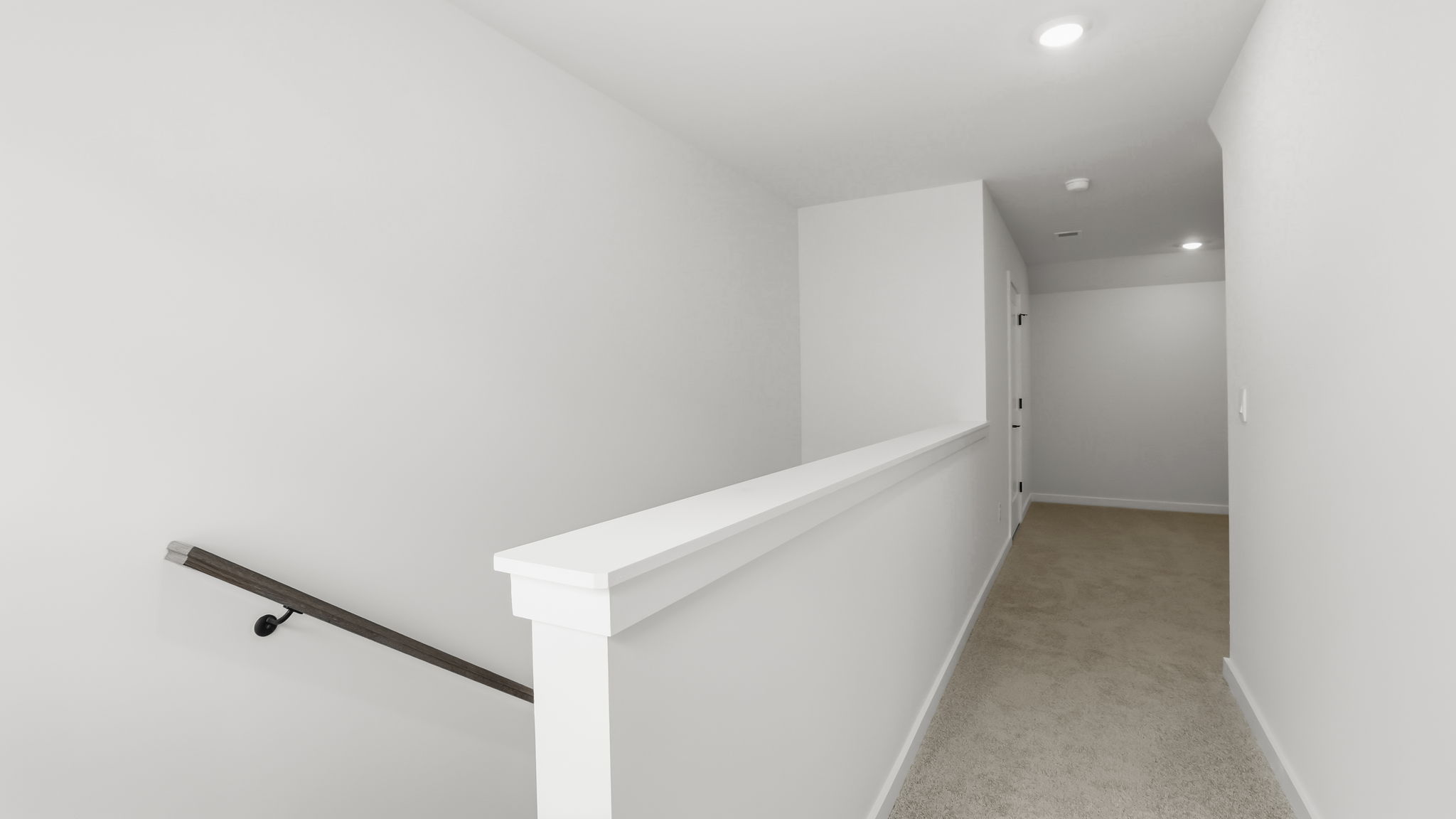 Stairs to second level.