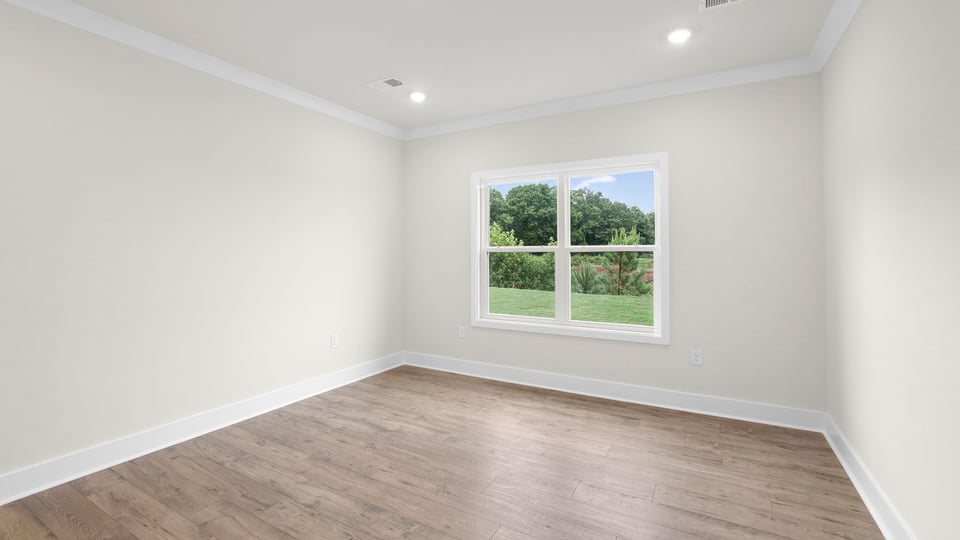 Dining area with windows.