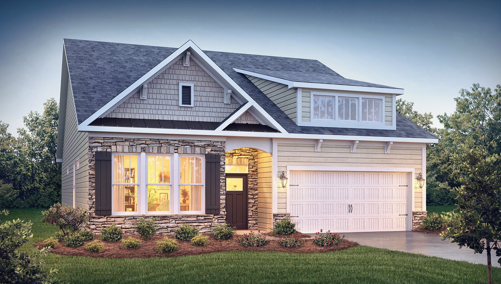 Front exterior of home.