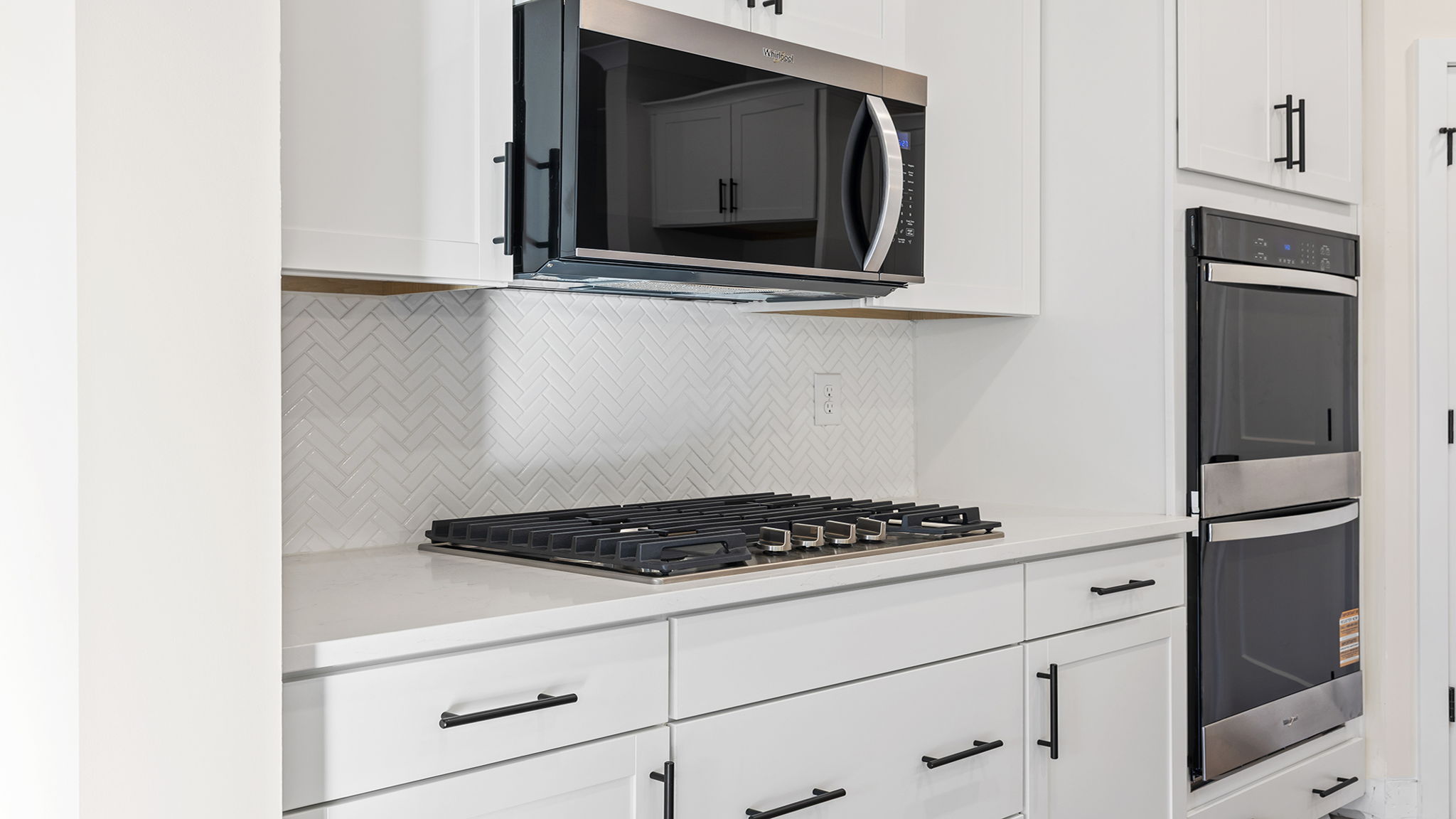 Stainless steel appliances.