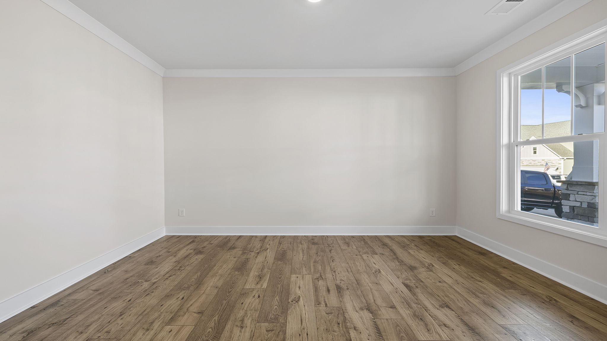 Study at the front of the home.