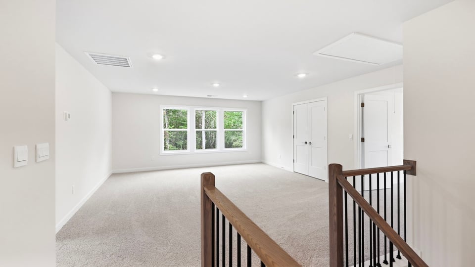 Stairs to second level.