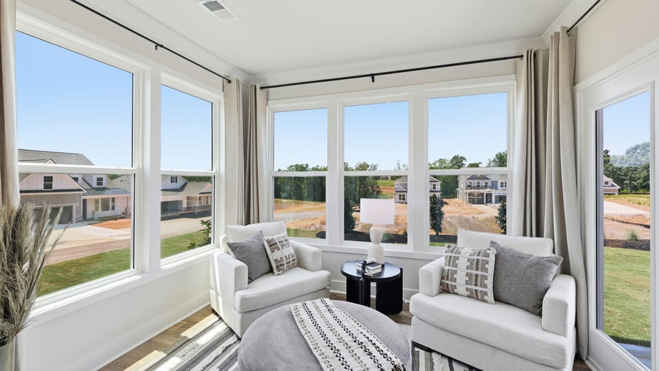 Living room with windows.