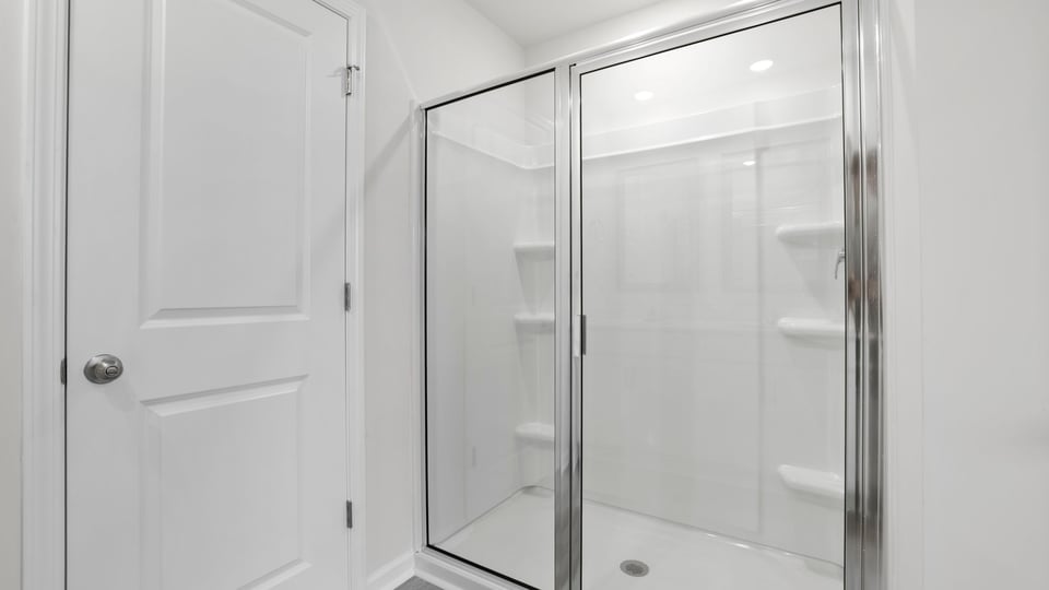 Bathroom with walkin shower.