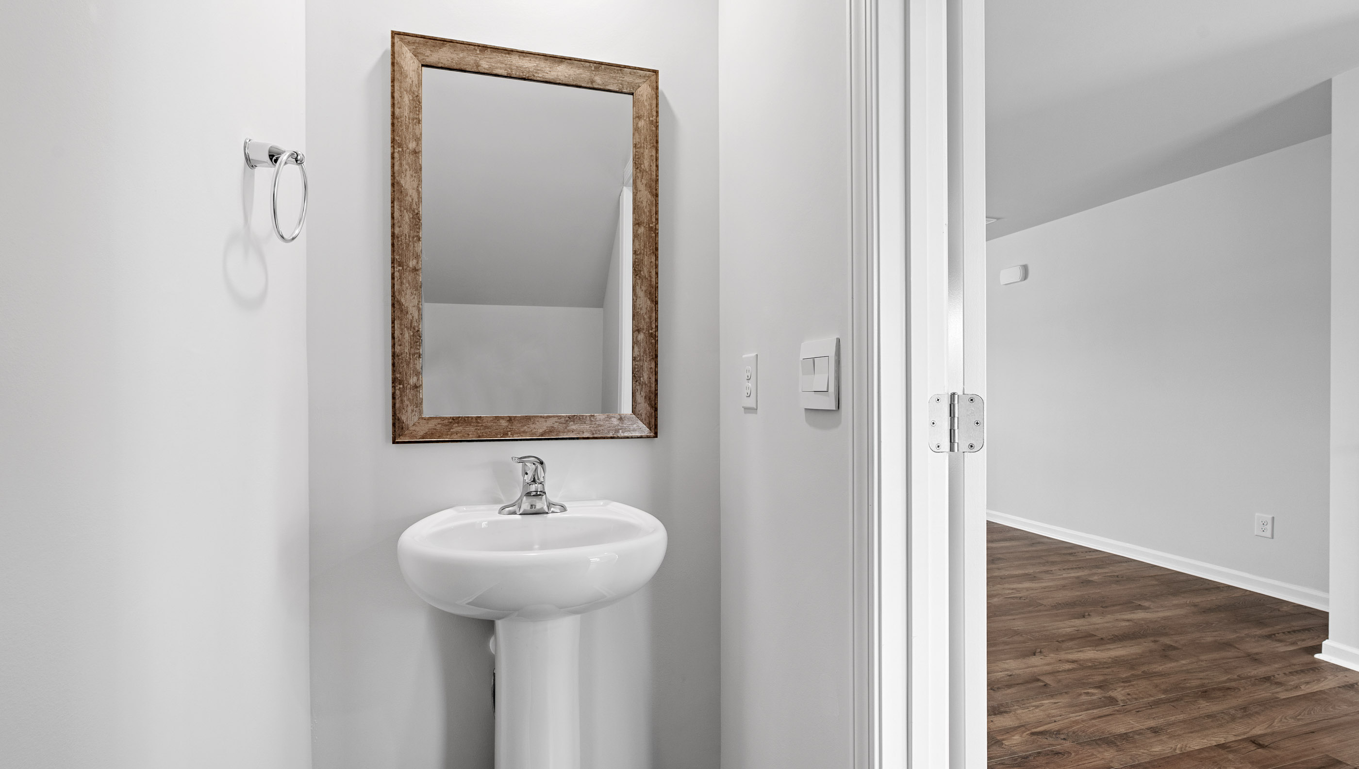 Half bathroom.