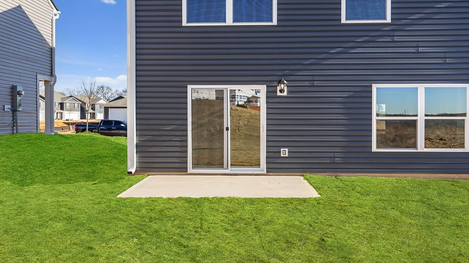 Exterior rear of home.