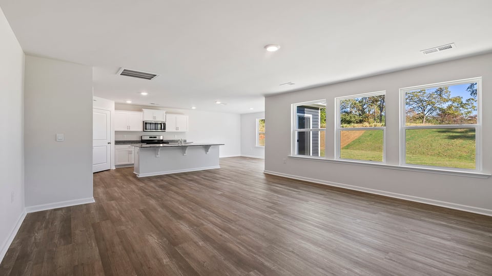 Living room with windows.