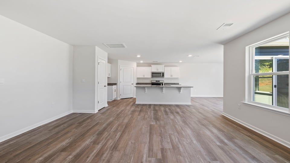 Living room with windows.
