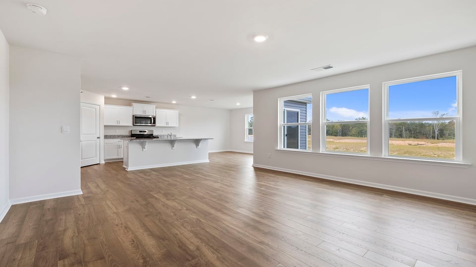 Living room with windows.