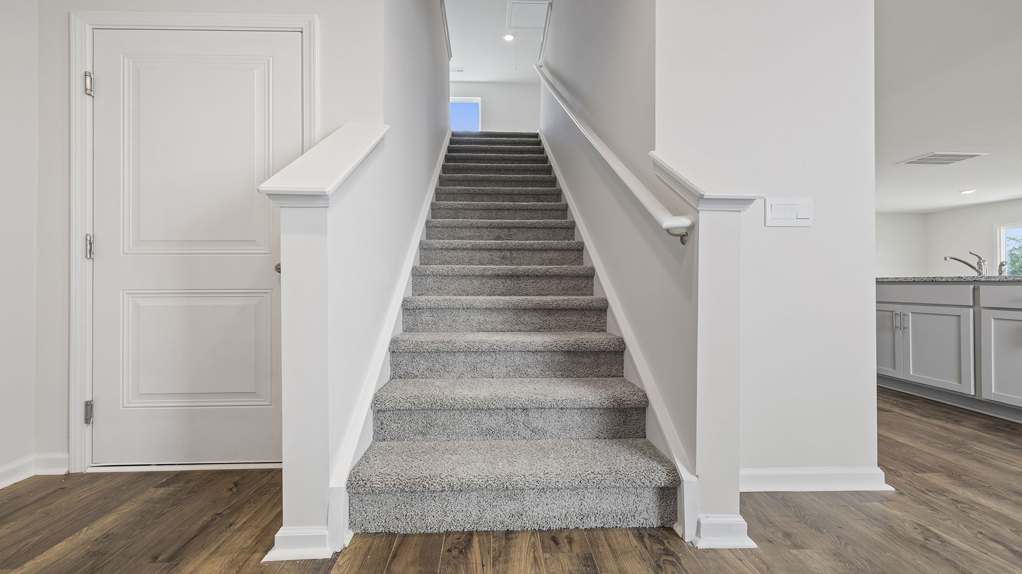 Staircase to second floor.