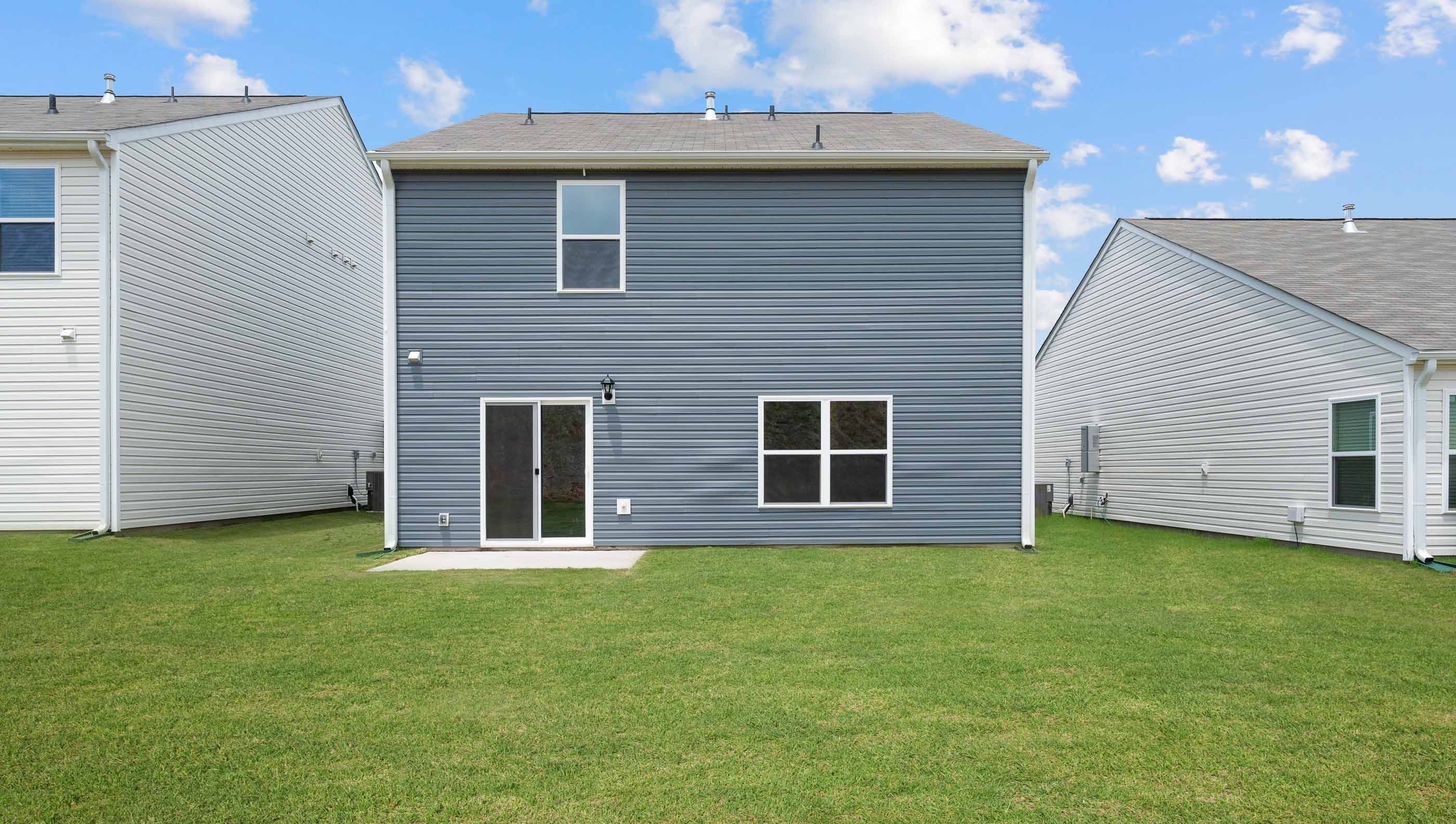 Exterior rear of home.