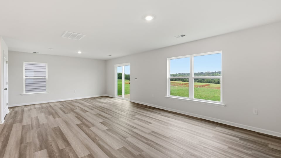 Living room with windows.