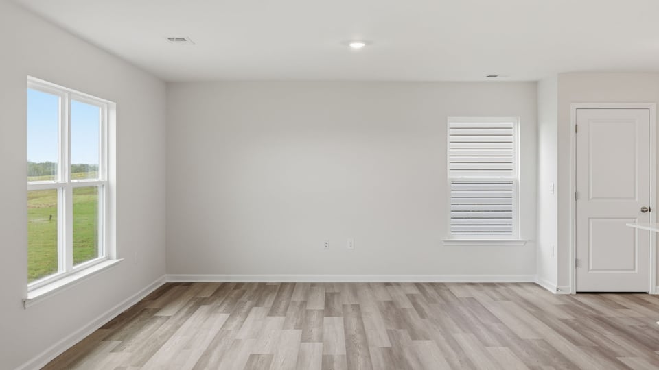 Living room with windows.