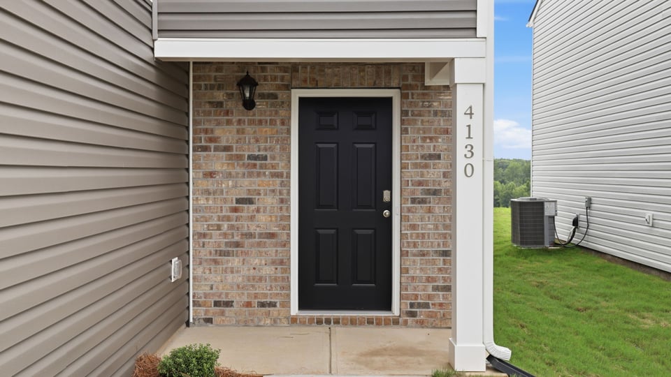 Door view of home.