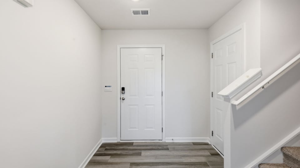 View of front door.
