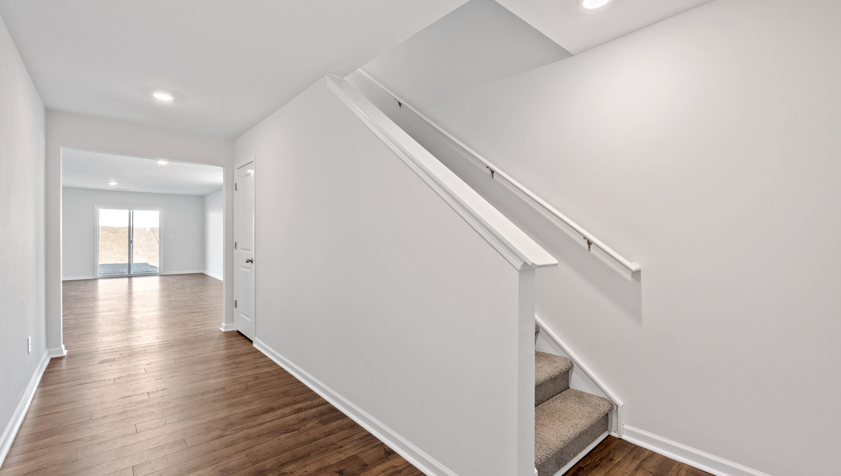 Stairway to second level.