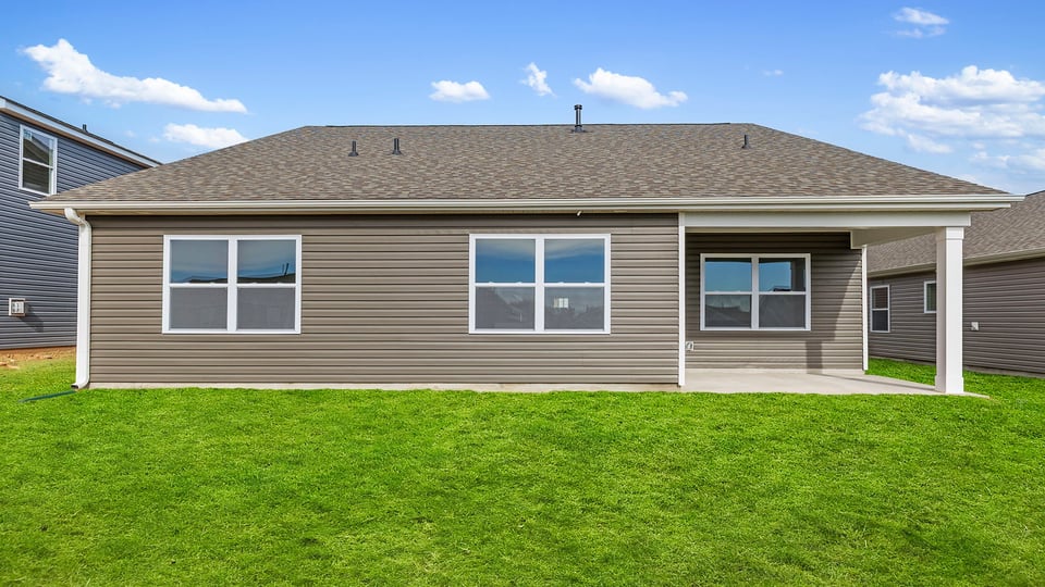 Exterior rear of home.