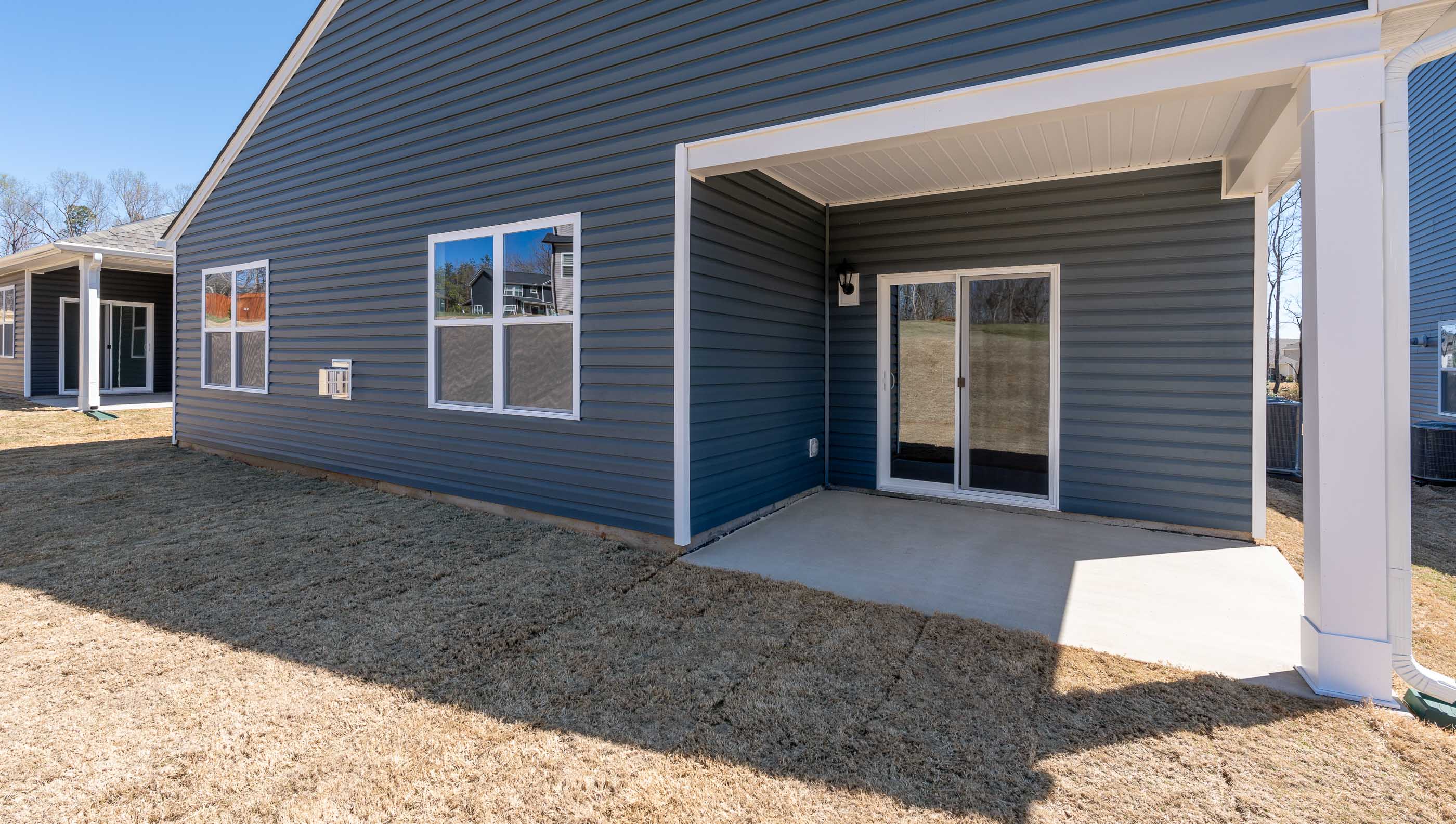 Exterior rear of home.