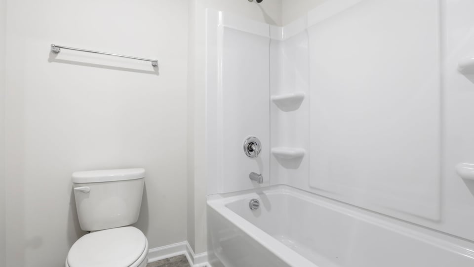 Bathroom with tub.