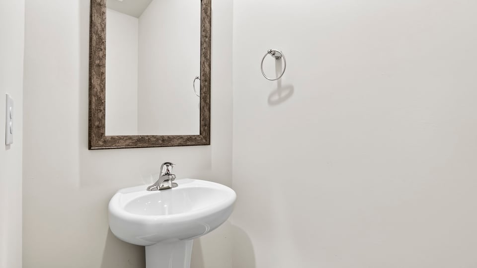 Downstairs half bath