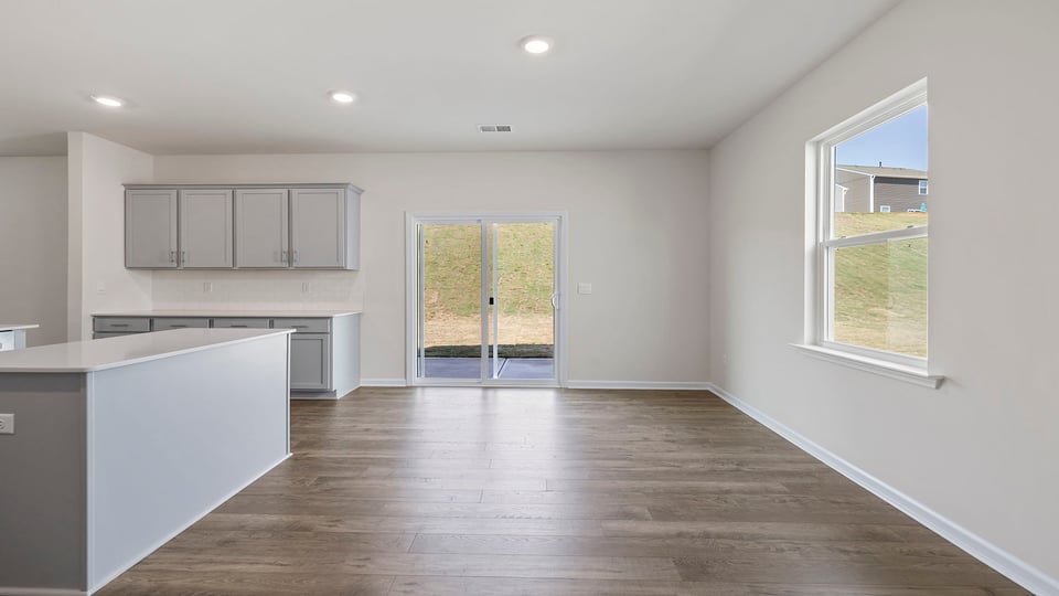Kitchen with island.
