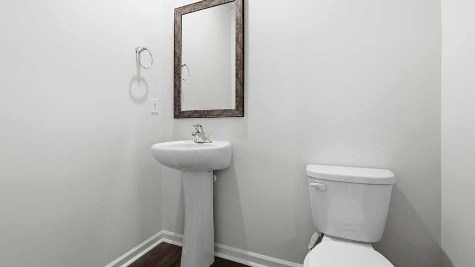 Half bathroom.