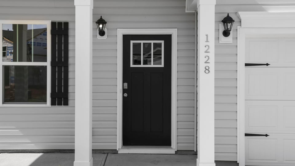 Front entrance of home.