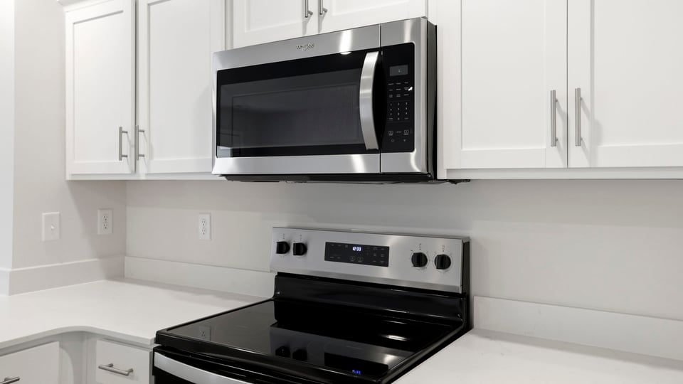 Kitchen with countertops .