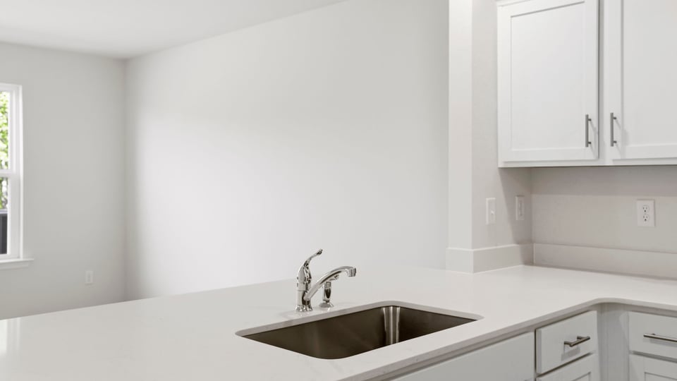 Kitchen with countertops .