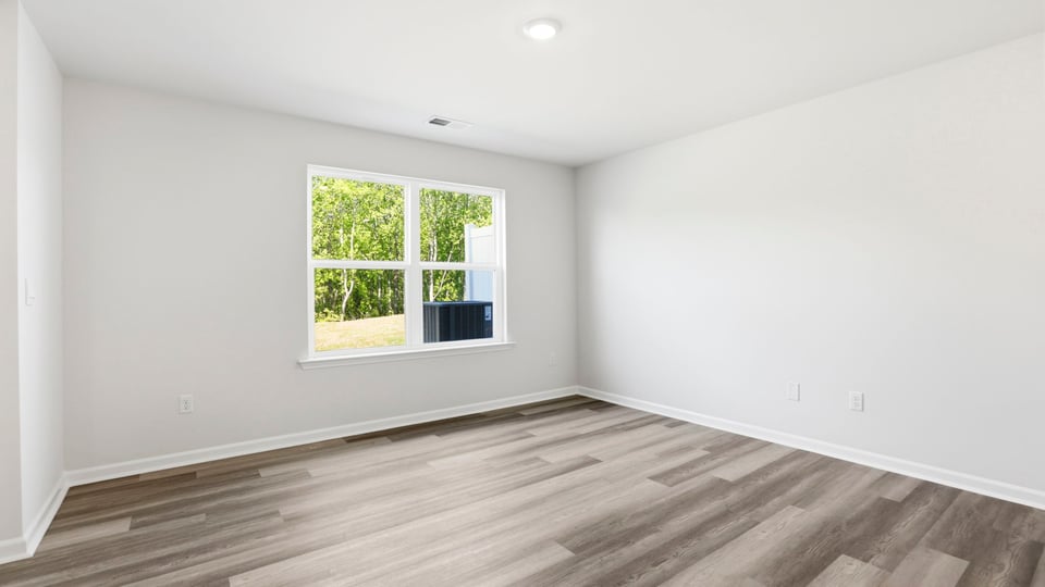 Dining room with window.