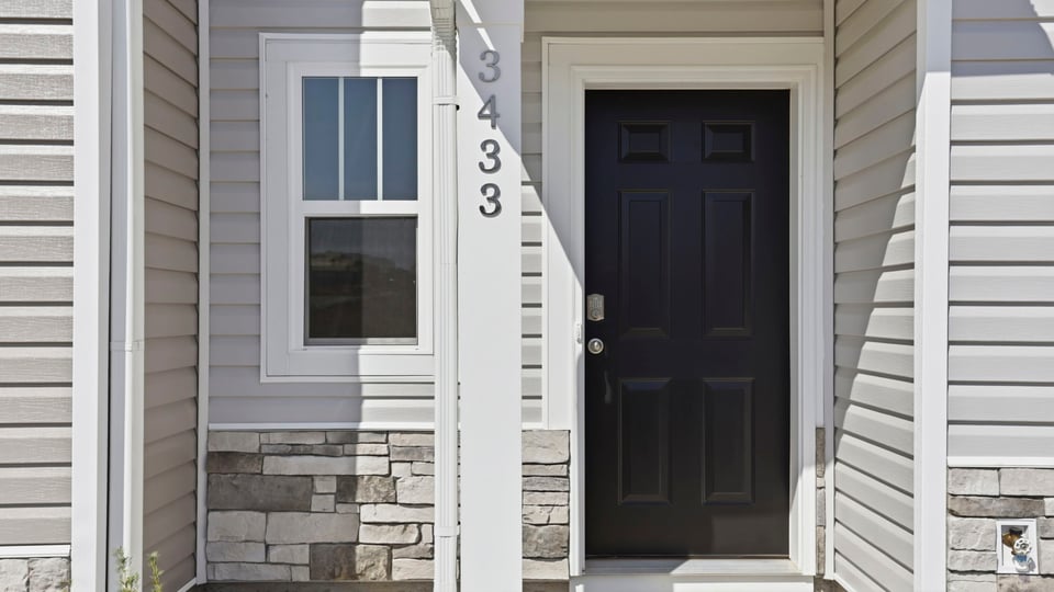 Front entrance of home.