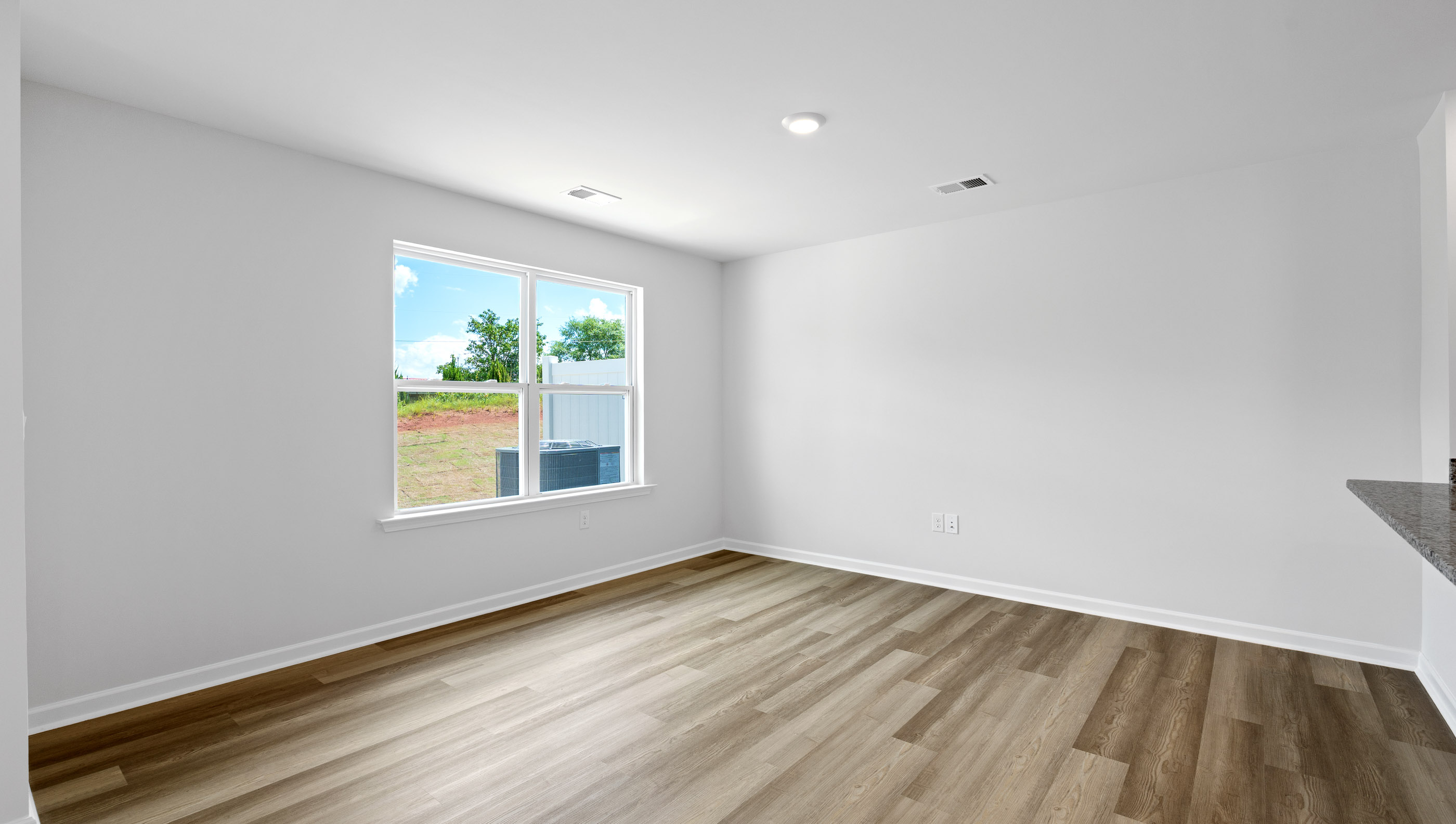 Living room with windows.