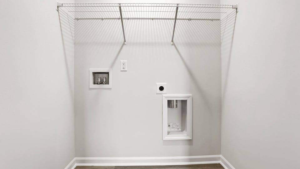 Walk in laundry room.