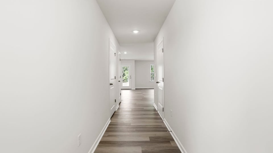 Foyer to kitchen.