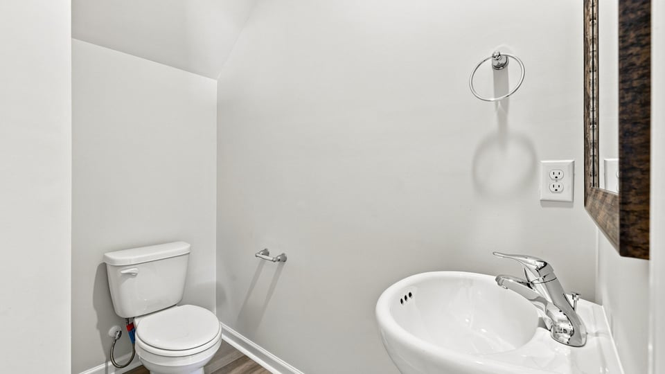 Half bathroom.
