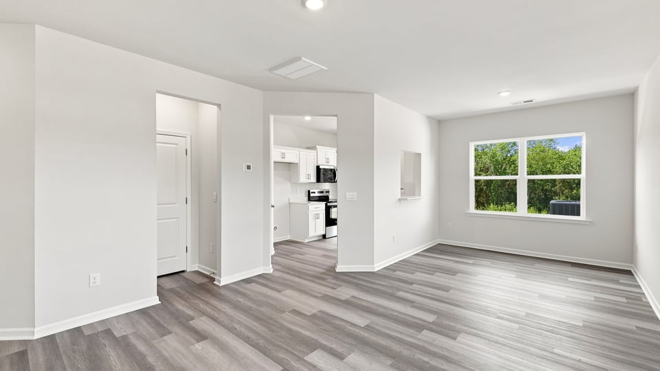 Living room with windows.