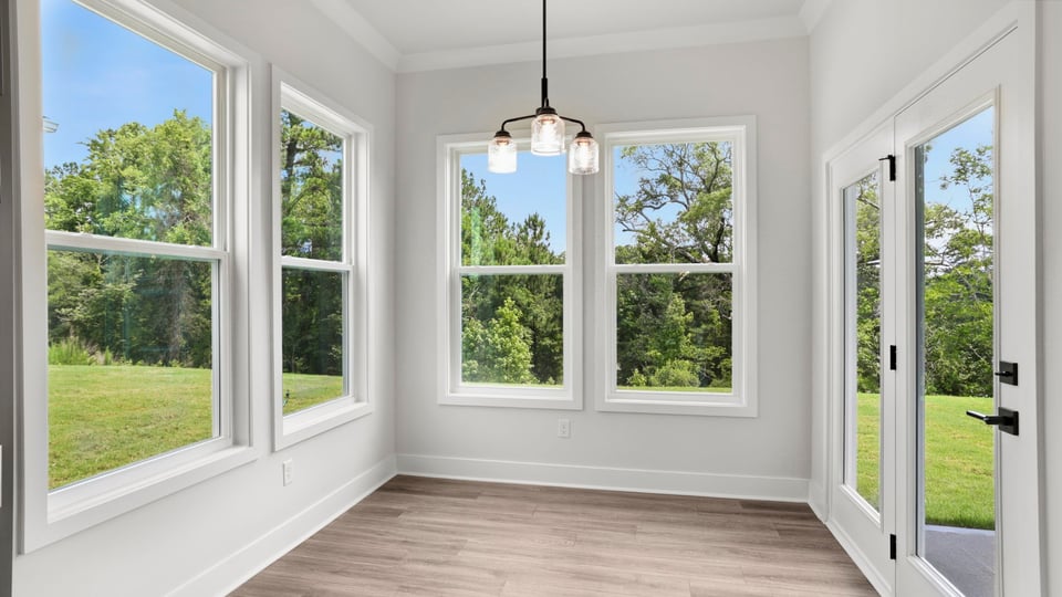 Sun room off of the kitchen.