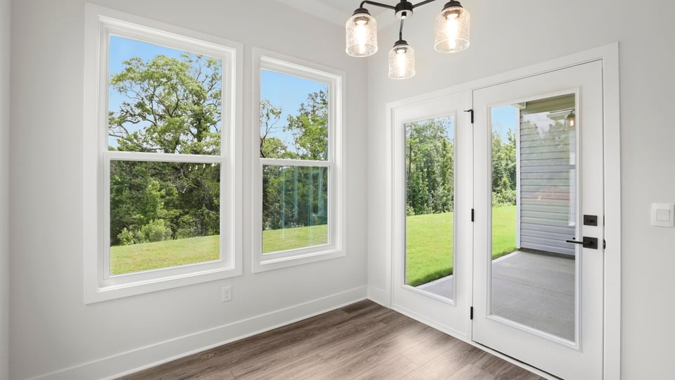 Sun room off of the kitchen.