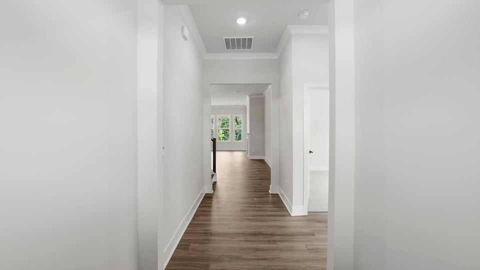 Hallway into home.