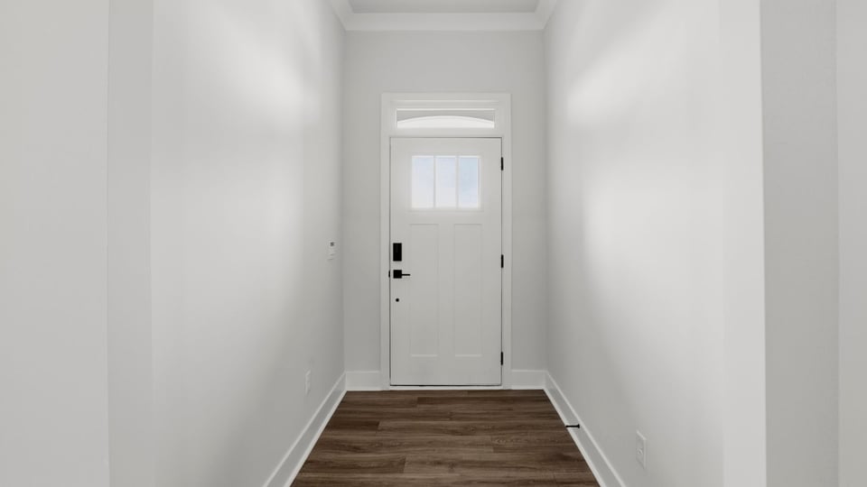View of front door.