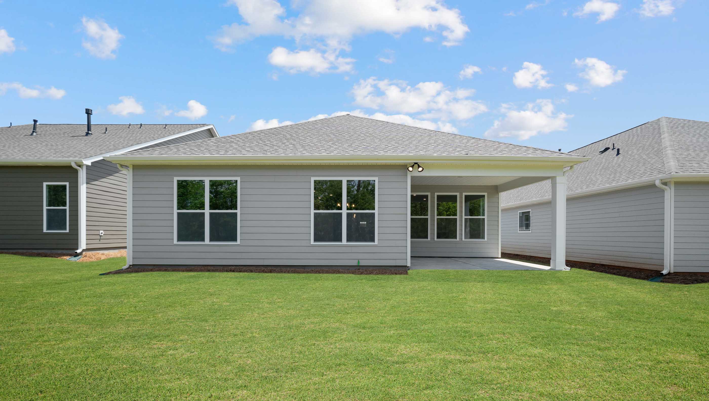Back exterior of home with
