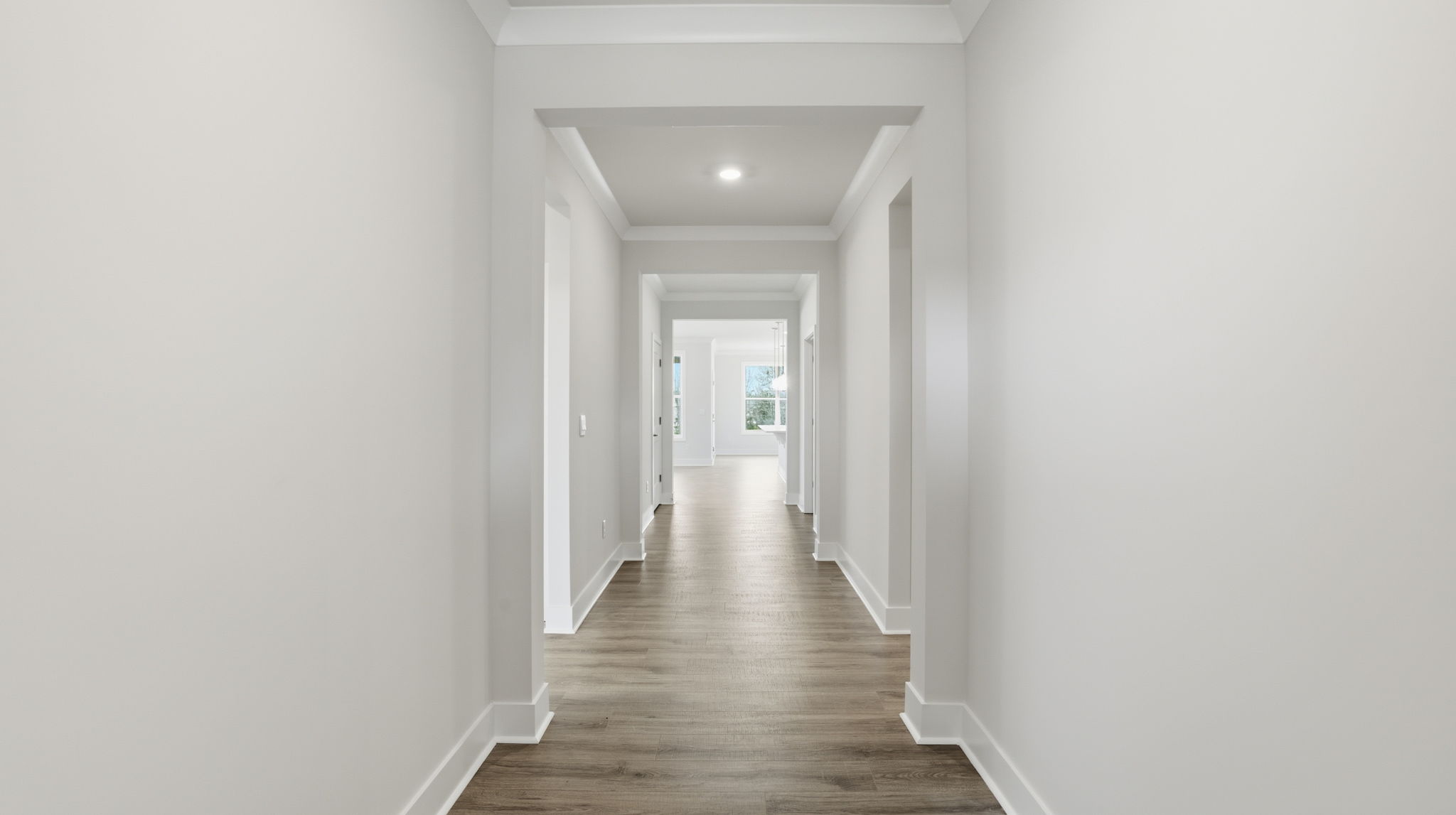 Hallway to the living area.