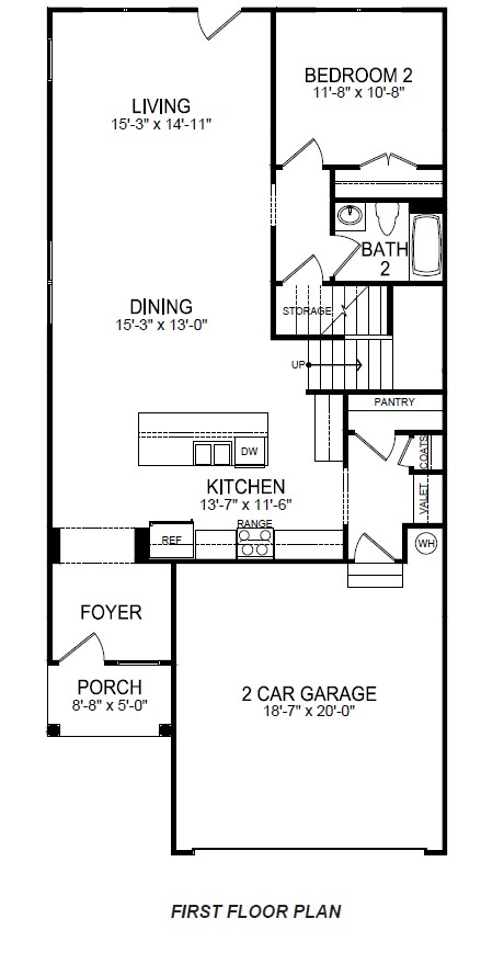 Floorplan of the Landon.