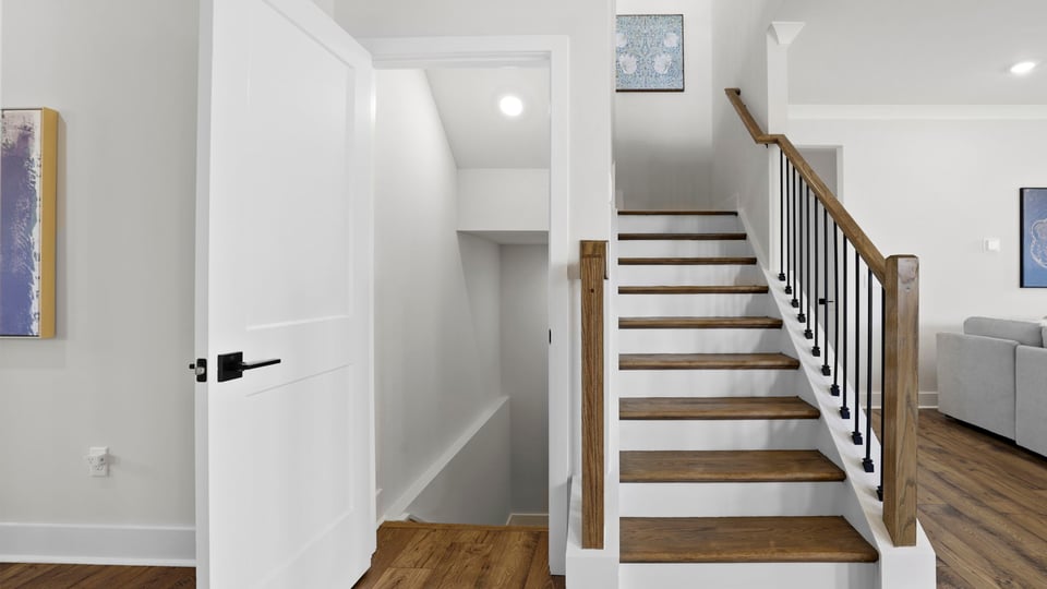 Stairs to bedrooms.