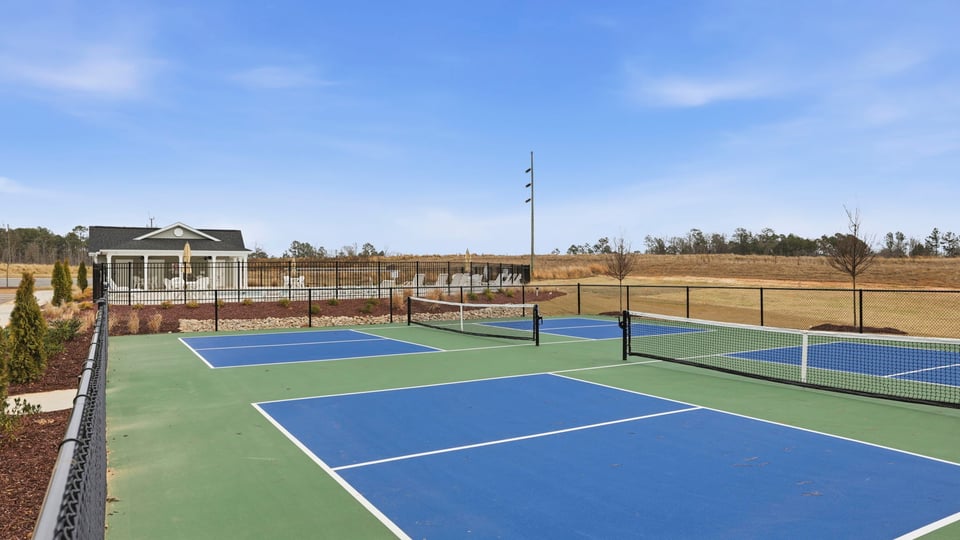 Pickleball court at Seven Oaks.