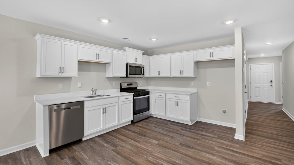 Kitchen with countertops.